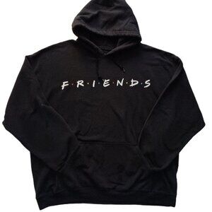 Friends Black Hoodie  Sweatshirt Men’s Size XL